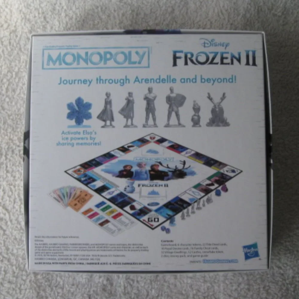 Monopoly Disney Frozen II Board Game